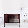 thumbnail image 1 of Fizzy Baby 2-in-1 Convertible Full-size crib converts to adult bed. 3 level mattress board- Espresso, 1 of 6