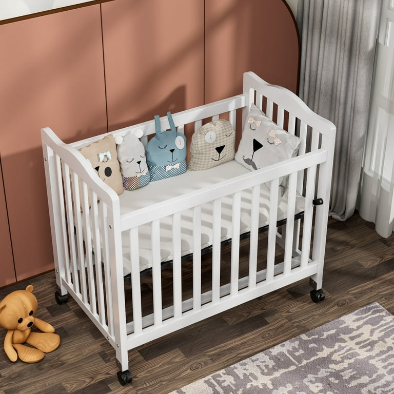 Mini crib cheap and mattress combo