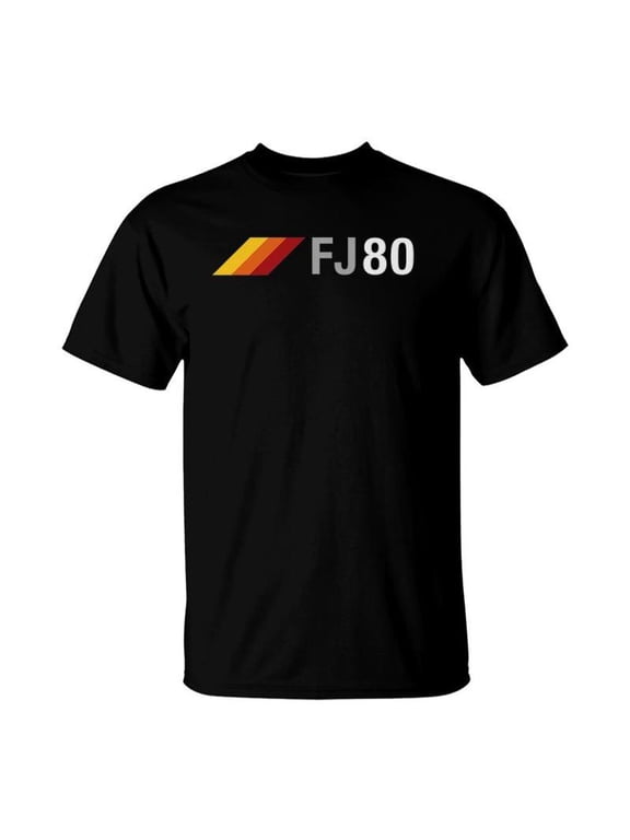 Fj80 Overland Suv 3 Stripes Racing 80 Series TShirt