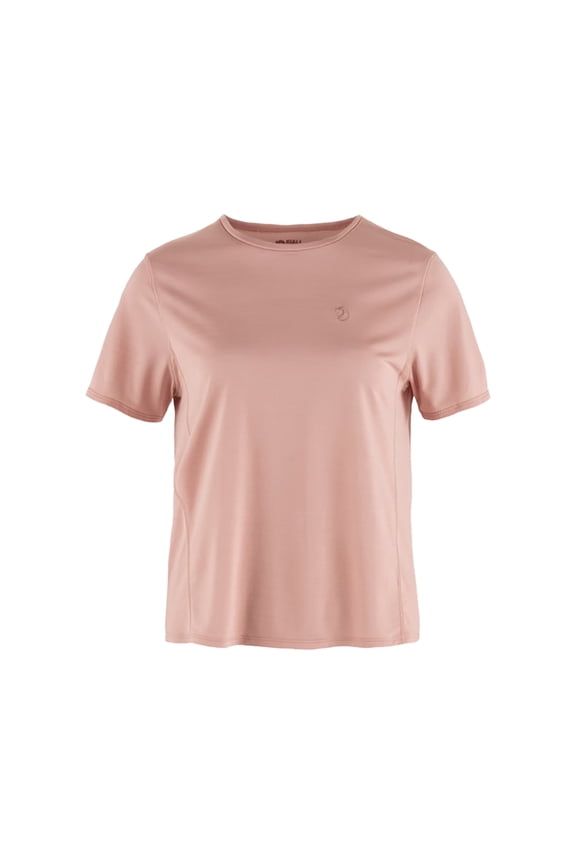 Fjallraven Abisko Lite Short Sleeve Womens Active Shirts & Tees Size M, Color: Chalk Rose