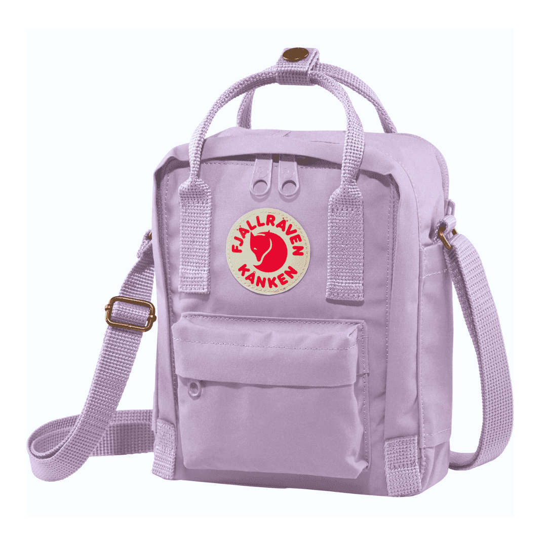 Fjallraven Kanken Sling Crossbody Shoulder Bag For Everyday Use & Travel, Pastel Lavender Backpack Height 7.8 in, 2.5 L