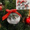 Fjnjuu 6Pcs Christmas Tree Balls Ornaments Xmas High Definition Color Printed Christmas Balls High End Hand Made Stickers Christmas Balls Crystal Christmas Tree Ornaments