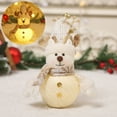 thumbnail image 1 of Fjnjuu Christmas Plush, Christmas Glowing Old Man Snowman Doll Decoration Table Fabric Doll Doll, 1 of 5