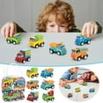 thumbnail image 1 of Fjnjuu Construction Truck Toys Cartoons Mini Inertias Rebounds Car Set Toy Handbag Car Gift Toy Classroom Reward Toy Cars Pack, 1 of 8