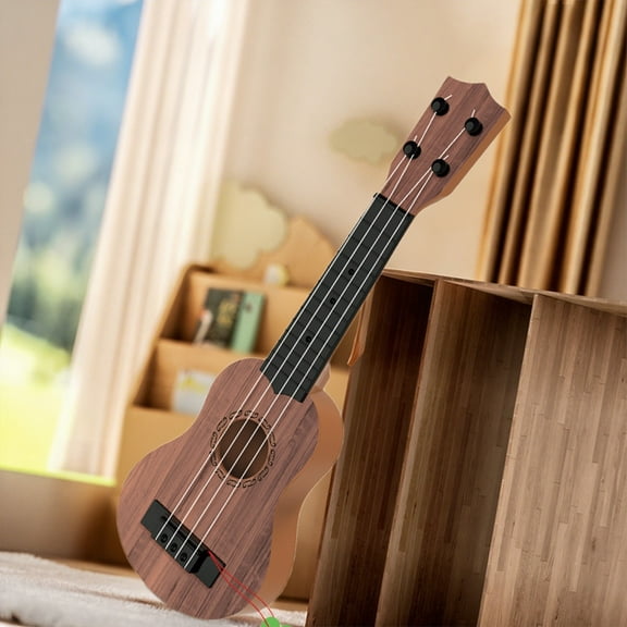 Fjnjuu Instruments Toy Guitar Factory Direct Simulation Ukulele Simulation Guitar Can Play Enlightenment Educational Musical Instruments Music Toys Christmas Gifts