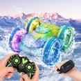 thumbnail image 1 of Fjnjuu RC cars 2.4G Remote Control Stunt Car with Colorful Lights and Double Sided Stunt Flip Bucket Remote Control Car, 1 of 8