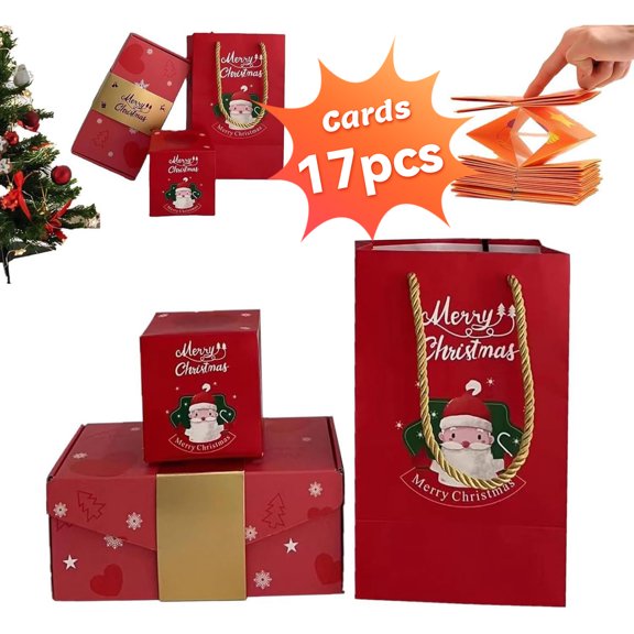 Fjnjuu Surprise Gift Box Explosion, Surprise Box Gift Box Creating Most Surprising Gift Red Envelope Bouncing Romantic Gift Box