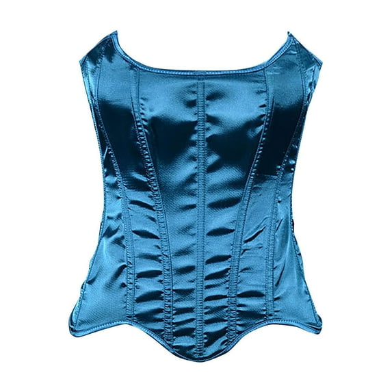 Fjofpr 50% off Clear! Corset Tops for Women Fashion Night Out Fashion Women Style Solid Color Backless Ribbon Waist Camisole Shapewear Tops