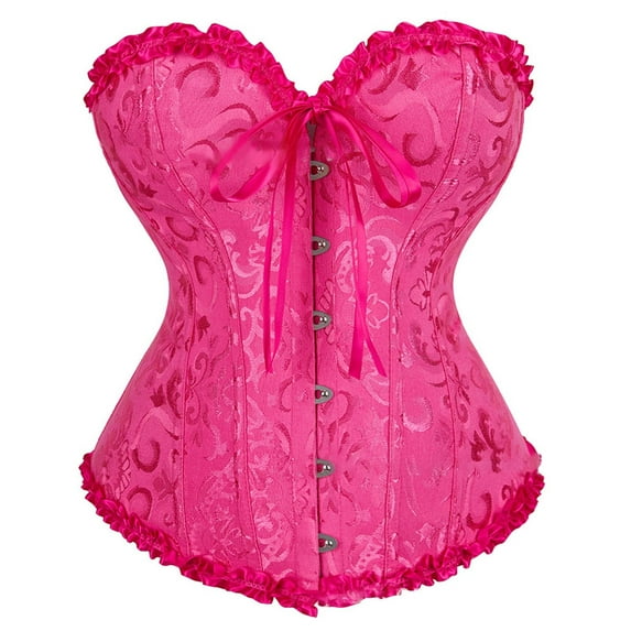 Fjofpr 50% off Clear! Corsets for Women on Fashion Women's Plus Size Boned Corsets Shapewear Outfit Solid Sexy Underwear Shapewear