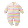 thumbnail image 1 of Fjofpr Baby Girl Clothes Newborn Baby Boy Clothes Clearance Baby Boy Clothes Clearance Baby Winter Clothes Clearance Newborn Infant Baby Girls Boys Print Thick Warm Jumpsuit Playsuit Romper Clothes, 1 of 4