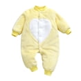 thumbnail image 1 of Fjofpr Baby Girl Clothes Newborn Baby Boy Clothes Baby Boy Clothes Baby Winter Clothes Newborn Infant Baby Girls Boys Print Thick Warm Jumpsuit Playsuit Romper Clothes, 1 of 4