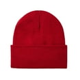 thumbnail image 1 of Fjofpr Beanies Hats Men Satin Lined Winter Hats for Women Beanies Winter Hats for Women on Satin Lined Beanie Hats For Men Women Winter Warm Knitted Cuffed Silk Lined Slouchy Skull Cap, 1 of 3