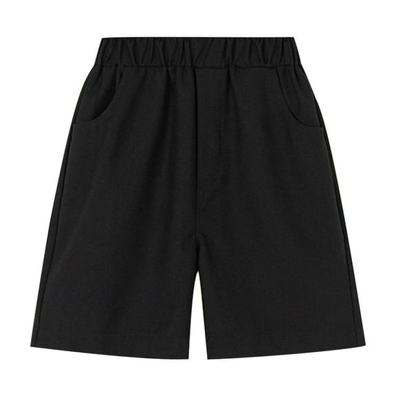 Fjofpr Boys Clothes under $5.00 Boys Shorts Size 10-12 Black Boy Children's Lattice Pants Elastic Waisted Easy To Dry Pants（2-13 Years）