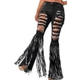 thumbnail image 1 of Fjofpr Sale Deal Ripped Jeans for Women Plus Size Women's Personality Trendy Ripped Trousers, 1 of 7