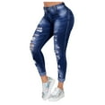 thumbnail image 1 of Fjofpr Clothing Ripped Jeans for Women Plus Size Clearance Women Fashion Casual Female Ripped Fringe, 1 of 6