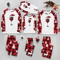 thumbnail image 1 of Fjofpr Family Christmas Pajamas Matching Sets Christmas Kids Plaid Printed Blouse+Pants Family Matching Pajamas Set, 1 of 9