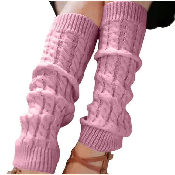 Fjofpr Fashion Women Winter Warm Leg Warmers Knite Crochet Long Socks Fashion Women Winter Warm Leg Warmers Knitted Crochet Long Socks