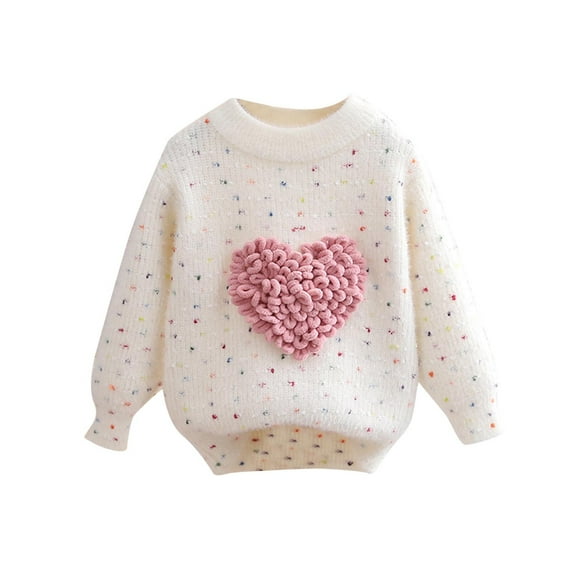 Fjofpr Girl Clothes Under $10 Girls Clothes Size 6 Winter Fashionable Children Pullover Sweater Knitted Thickening Top Children's Sweater Knitted Sweater