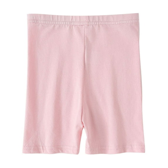 Fjofpr Girls Clothes under $5.00 Girls Shorts Size 8-10 Children's Summer Solid Color Casual High Waisted Leggings Shorts(3-10 Years)