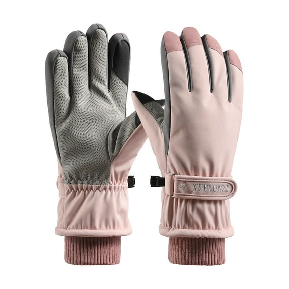 Fjofpr Gloves for Skiing Women's Warm Gloves for Working in A Cooler Touch Screen Outdoor Ski Gloves Keep Warm In Winter Screen Cycling Sports Gloves