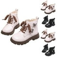 thumbnail image 1 of Fjofpr Little Girl Boots 12 Girls Shoes Fall And Winter Girls' Boots Children's British Style Short Boots Fashionable For Middle And Older Children 5.5 Years, 1 of 9