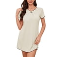 thumbnail image 1 of Fjofpr Lounge Dresses for Women Women's Casual Home Wear Short Sleeved Pajamas, 1 of 5