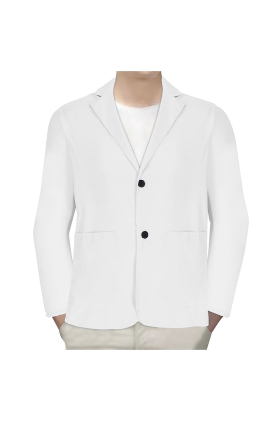 Men'S Sport Coats & Blazers Men's Casual Fashion Sports Thin Solid Color Long-sleeved Hoodless Casual Coat/jacket