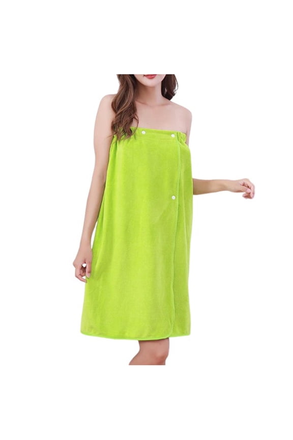 Robes for Women Bathrobe Spa Wrap for Women, Bath Wrap Towel Ladies' Solid Color Fashion Comfort Breast Wrapped Bath Towel