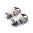 thumbnail image 1 of Fjofpr Sandals for Boys Clearance Infant Sandals Girls 0-3 Months Fashion Girls Baby Boys Flat With Cute Beach Summer Sandals Toddler Soft Shoes, 1 of 3