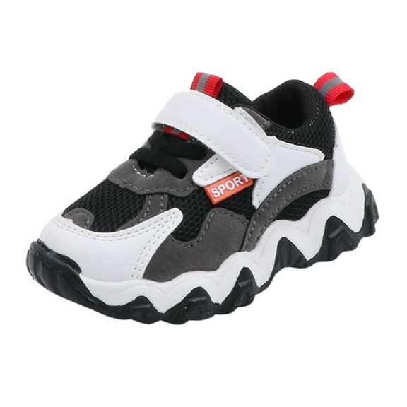 Fjofpr Shoes for Girls Toddler Shoes for Boys Toddler Girl Shoes Black Sneakers Toddler Infant Kids Baby Girls Boys Mesh Breathable Sport Running Shoes Sneakers