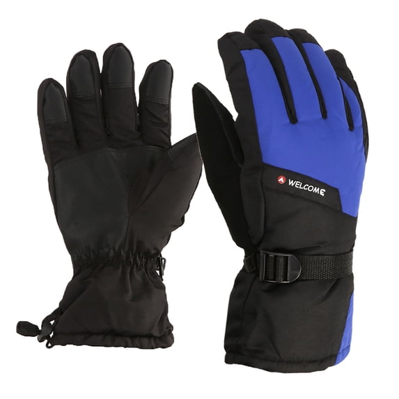 Fjofpr Skiing Gloves Adults Men Winter Gloves for Men Mens Sports Gloves Man Winter Gloves Snow Windproof Mittens Outdoor Sports Skiing Safe Warm