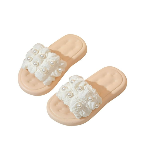 Fjofpr Slippers for Girls Big Girls Slippers Size 3 Children's Summer Beach Shoes Boys' And Girls' Swimming Shoes Water Shoes Slip And Skin Sticking Shoes Five Finger Shoes Snorkeling Shoes