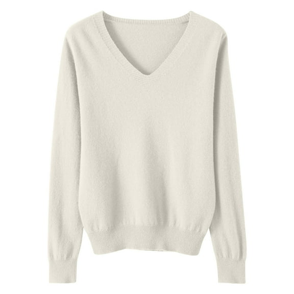 Fjofpr Sweaters for Women $5.00 Sweaters for Women Fall Women New Spring And New Women Sweater Cardigan V-neck Long Sleeve Plus Oversize Women Cardigan Knitted Outer