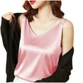 thumbnail image 1 of Fjofpr Tank Top for Women V Neck Fashion Women's Summer Sleeveless Solid V-Neck Camisoles Tank Comfy, 1 of 6