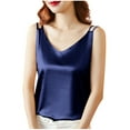 thumbnail image 1 of Fjofpr Tank Tops for Women under $5.00 Fashion Women's Summer Sleeveless Solid V-Neck Camisoles Tank Comfy, 1 of 5