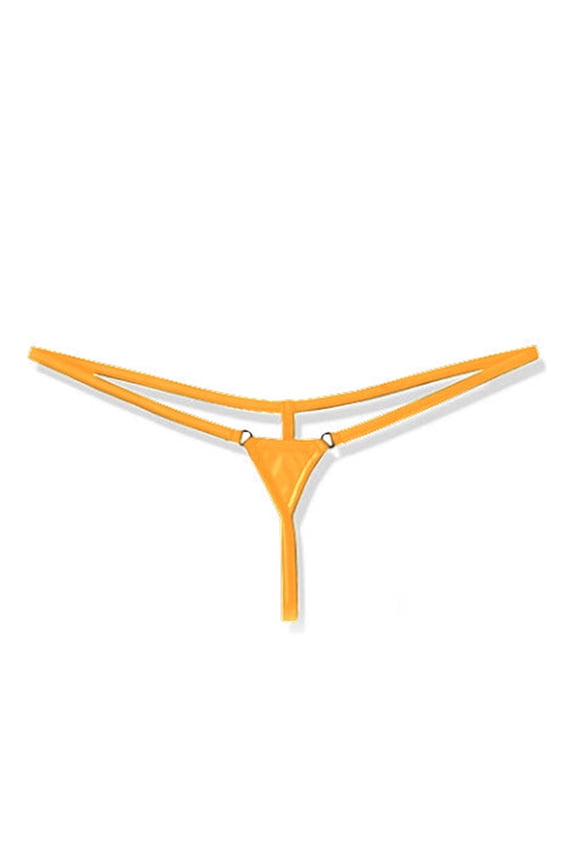 Thongs for Women Low Rise Women's Sexy Exposed Buttocks Low Waist Solid Color Mini Thong