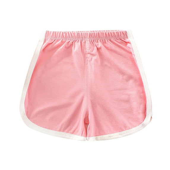 Fjofpr Toddler Girl Clothes Clearance under $5 Sports Shorts Toddler Girls Children's Solid Color Girls' Shorts Sports Pants Casual Home Shorts（1-7 Y）