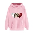 thumbnail image 1 of Fjofpr Valentine Clothes Women Womens Clothes Women's Print Winter Hoodie Pullover Tops Long Sleeved Comfortable Sweatshirt, 1 of 5