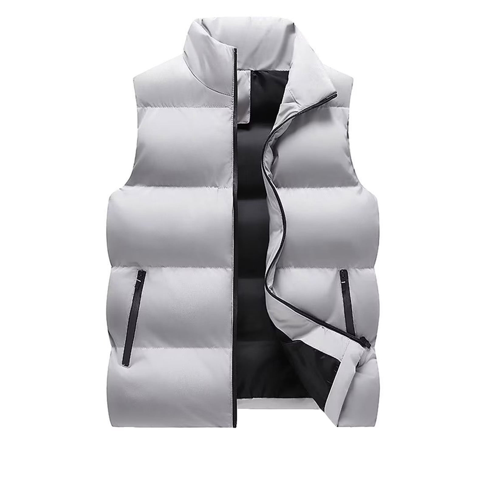 Collared Neck Vest with Pockets main image 1
