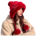 thumbnail image 1 of Fjofpr Warm Hats for Women Women Hats Clearance Winter Women Hats Fashion Fall Women's Fashion Knitting Warm And Winter Cold Proof Solid Color Pullover Caps Hats, 1 of 2