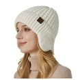 thumbnail image 1 of Fjofpr Winter Hats for Women with Ear Flaps Women Hats Winter Women Hats Fashion Fall Women Ladies Winter Fisherman's Hat Cute And Warm Caps Hunting Fishing Hat, 1 of 3