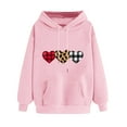 thumbnail image 1 of Fjofpr Women Clothes under $10 Graphic Hoodies for Women Trendy Women's Print Winter Hoodie Pullover Tops Long Sleeved Comfortable Sweatshirt, 1 of 5