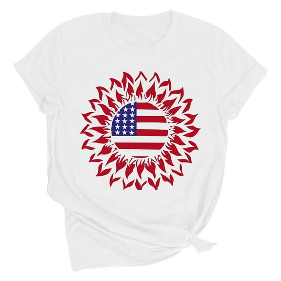 Fjofpr Women's Clothing Shirts Summer Womens Tops Blouses Summer Tunic Tops Short Sleeve Solid Color Loose Round Neck Tees Shirts