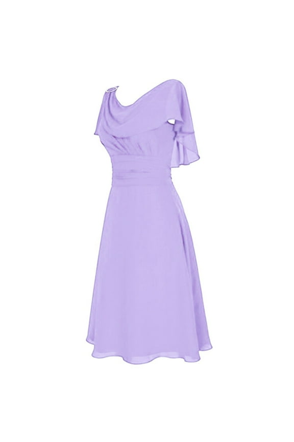 Womens Clothes Summer Dresses for Women Plus Size Cocktail Dresses Solid Round Neck Short Sleeve Formal High Waist Party Ball Prom Gown Dress