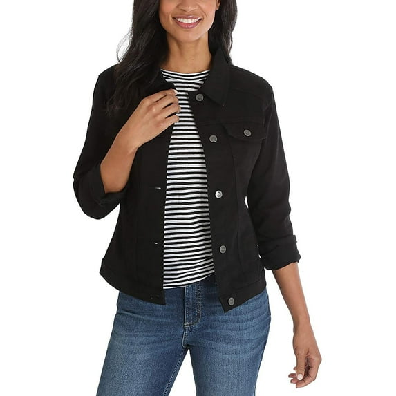 Fjofpr Womens Jacket Denim Jackets for Women Buttons Long Sleeve Outerwear Loose Pockets Coat