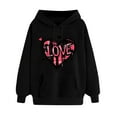 thumbnail image 1 of Fjofpr Womens Sweatshirts Hoodies for Women Pullover Women's Print Winter Hoodie Pullover Tops Long Sleeved Comfortable Sweatshirt, 1 of 5
