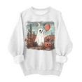 thumbnail image 1 of Fjofpr Womens Sweatshirts No Hood Halloween Sweatshirt for Women 2024 Women's Round Neck St. Patrick's Day Printed Long Sleeved Top Sweatshirts, 1 of 4