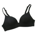 thumbnail image 1 of Fjofpr Womens Tops Womens Bras Lightweight Bra Seamless Small Chest No Steel Cup Underwear, 1 of 5