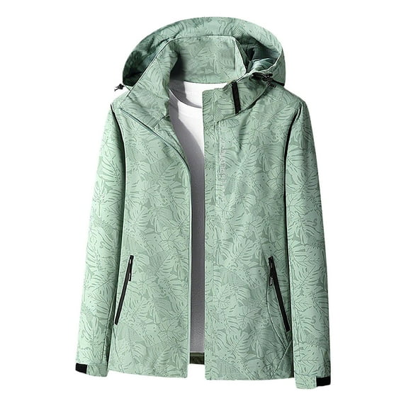 Fjofpr Womens Waterproof Raincoat Lightweight Solid Color Jackets Windproof Hooded Jacket with Pockets Women's Outdoor-Layer Charge Coat And Sports Mountaineering Suit Coat