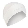 thumbnail image 1 of Fjofpr india Muslim Hats for Women Women India Hat Muslim Ruffle Chemo Beanie Turban Wrap Scarf Cap, 1 of 2